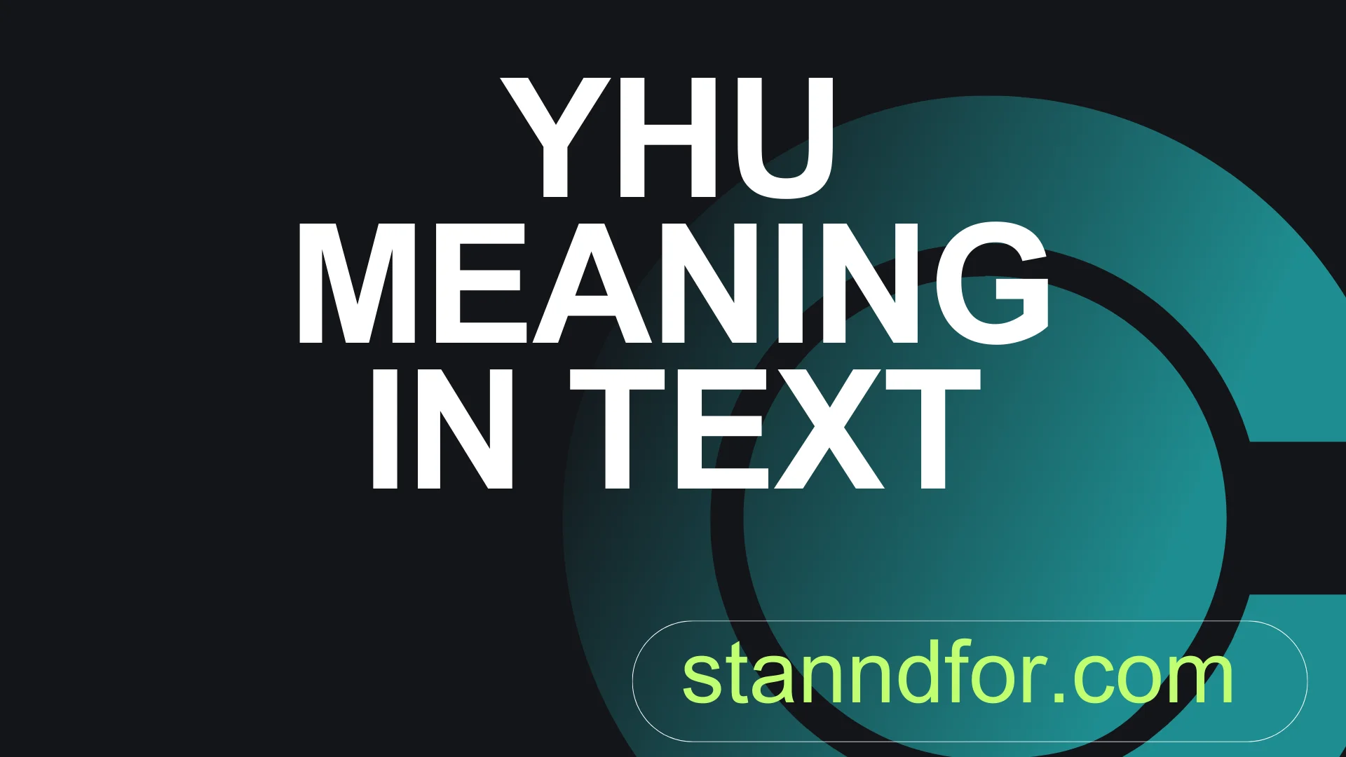What Does YHU Mean in Text? Real Meaning, Examples &