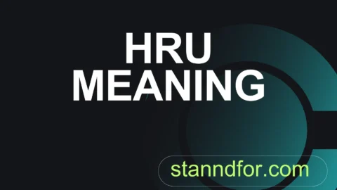 hru meaning