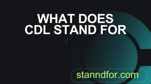 what does cdl stand for
