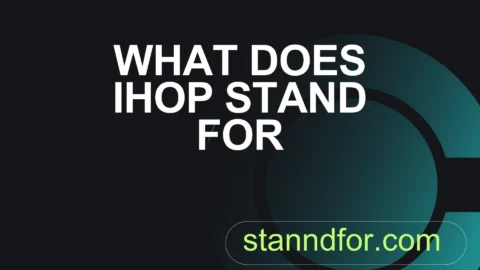 what does ihop stand for