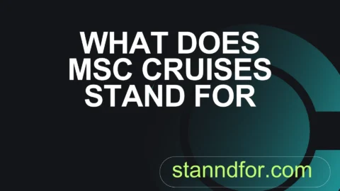 what does msc cruises stand for