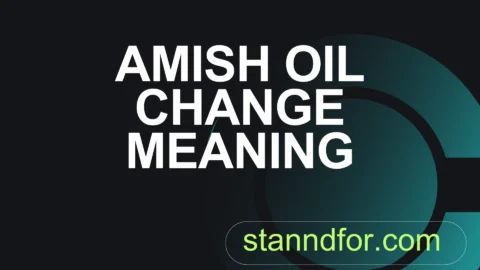 amish oil change meaning