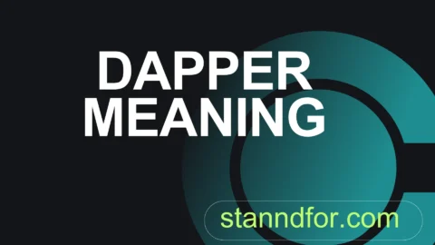 dapper meaning