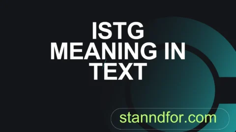 istg meaning in text