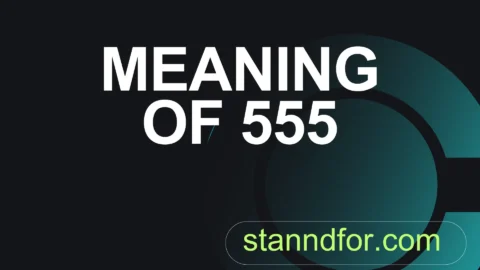meaning of 555