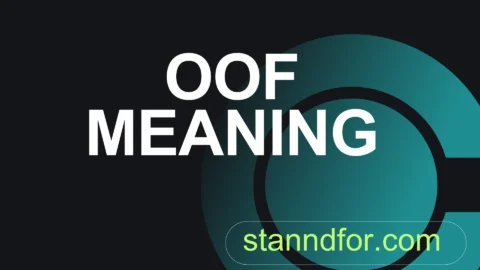 oof meaning