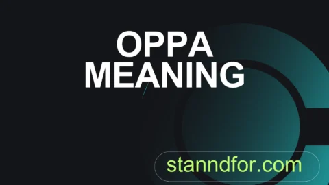 oppa meaning