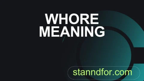 whore meaning