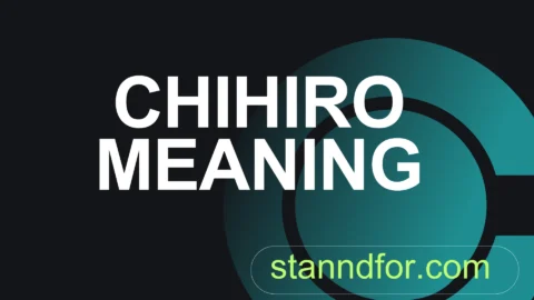 chihiro meaning