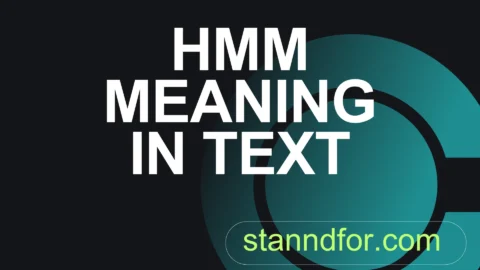 hmm meaning in text