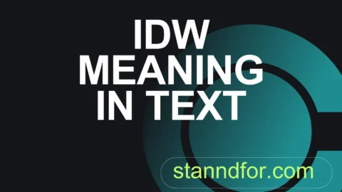 idw meaning in text