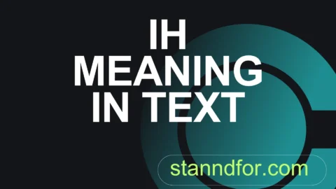 ih meaning in text