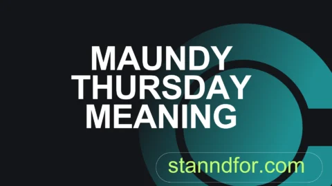 maundy thursday meaning