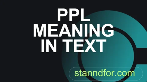 ppl meaning in text