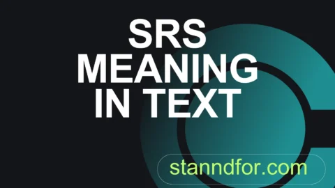 srs meaning in text