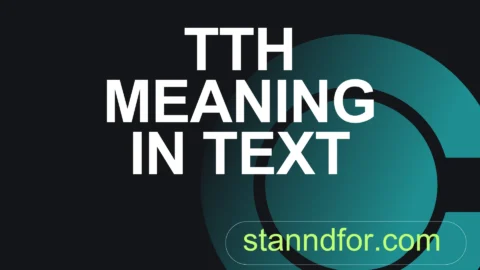 tth meaning in text