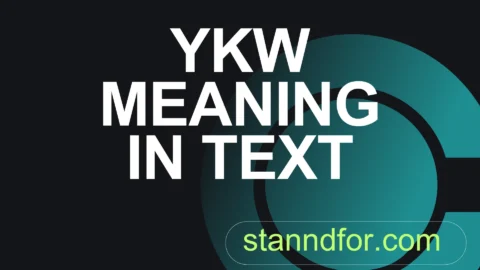 ykw meaning in text