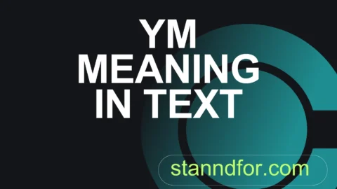 ym meaning in text