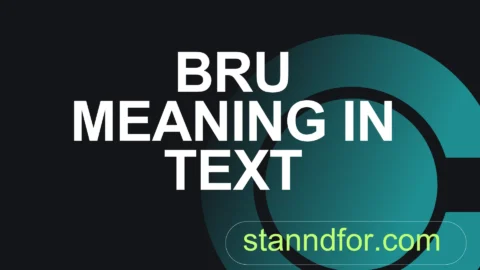 bru meaning in text