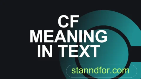 cf meaning in text