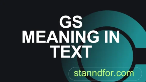gs meaning in text