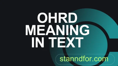 ohrd meaning in text