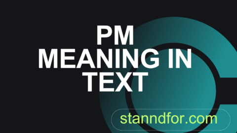 pm meaning in text