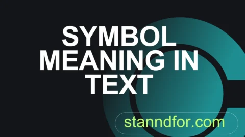 symbol meaning in text