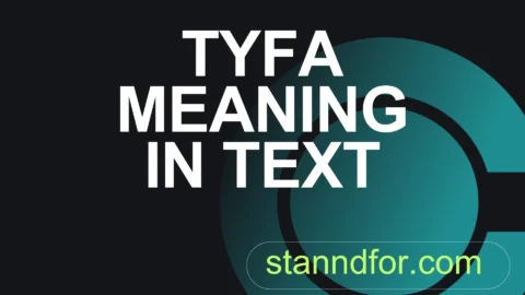 tyfa meaning in text