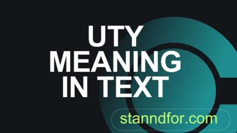 uty meaning in text