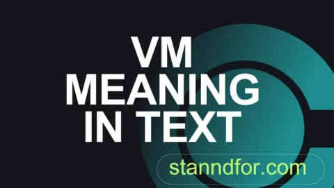 vm meaning in text