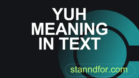 yuh meaning in text
