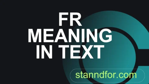 fr meaning in text