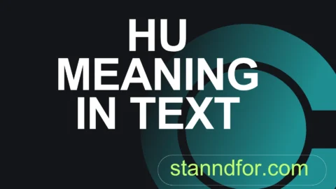 hu meaning in text