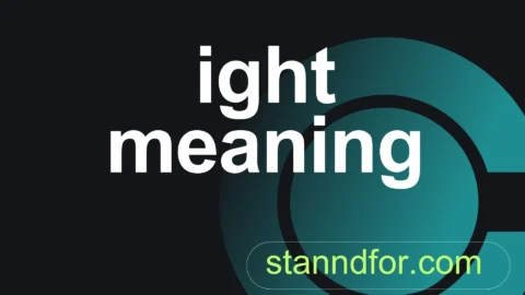 ight meaning