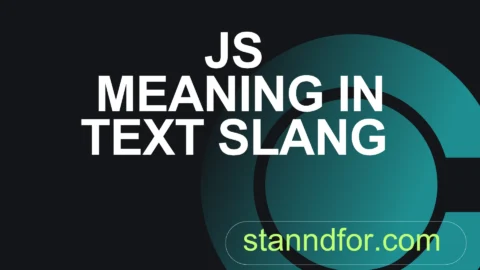 js meaning in text slang