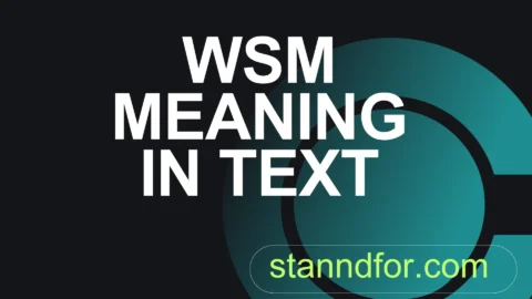 wsm meaning in text