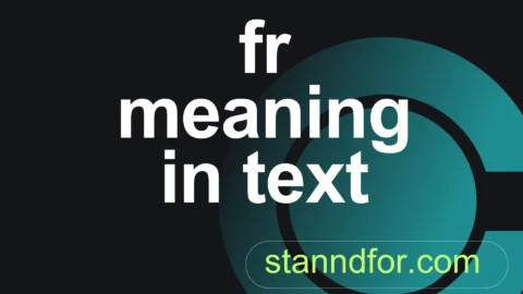 fr meaning in text