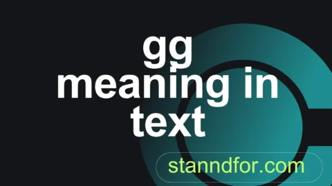 gg meaning in text