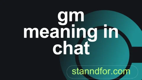 gm meaning in chat