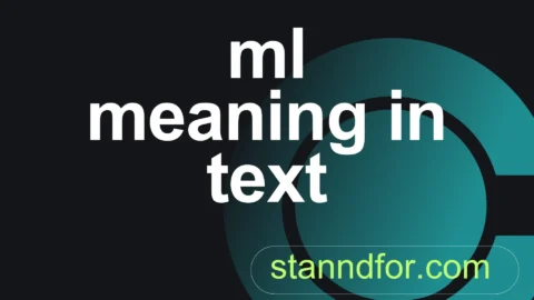 ml meaning in text
