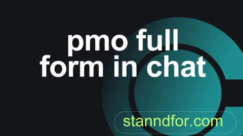 pmo full form in chat