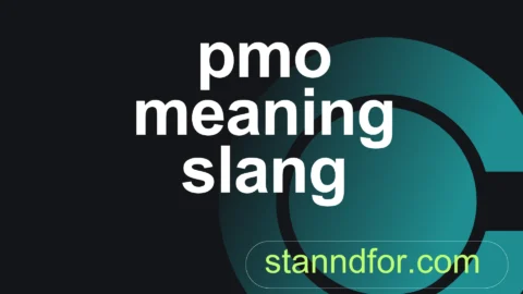 pmo meaning slang