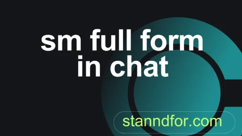 sm full form in chat