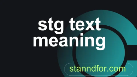stg text meaning