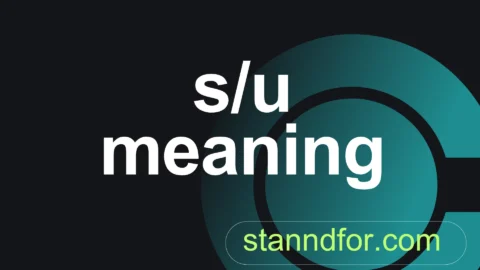 s/u meaning