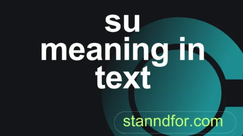 su meaning in text