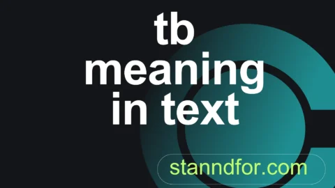 tb meaning in text