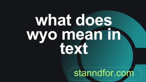 what does wyo mean in text