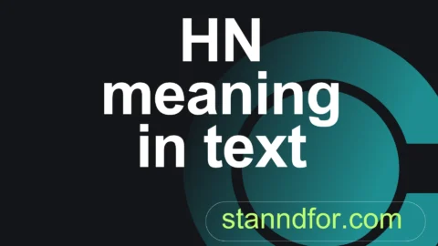 hn meaning in text